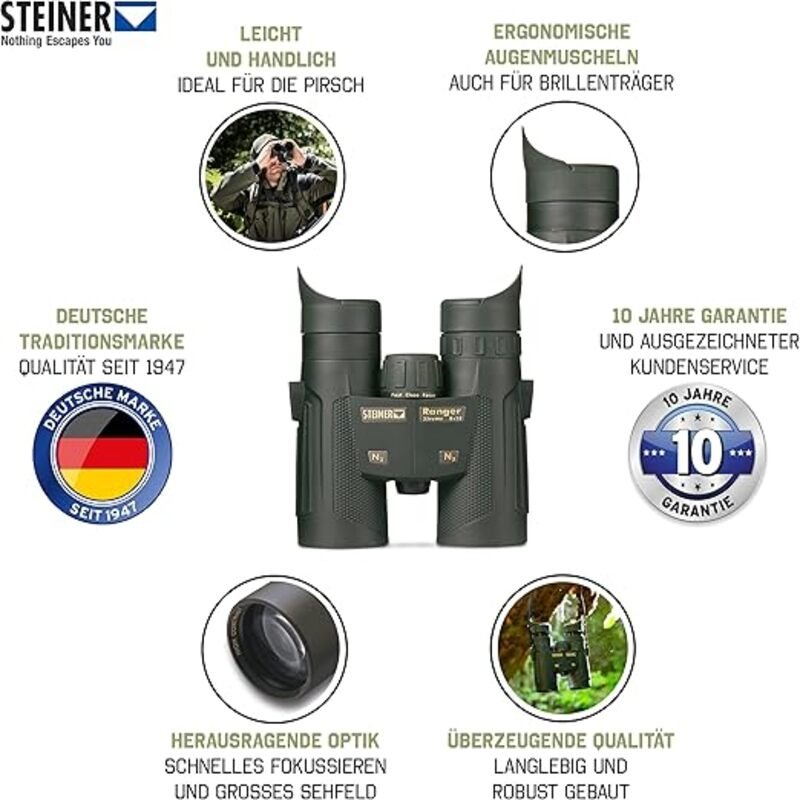 Steiner Ranger Xtreme 8X32 Binocular Best Price in  Dubai