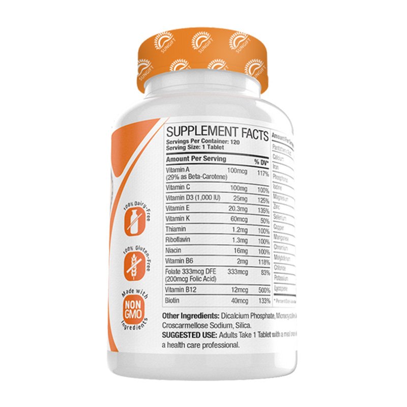 Sungift Nutrition Multivitamin 120 Tabs Best Price in Dubai
