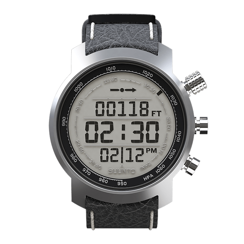 Suunto Elementum Terra p/Black Leather Watch Price Distributor UAE