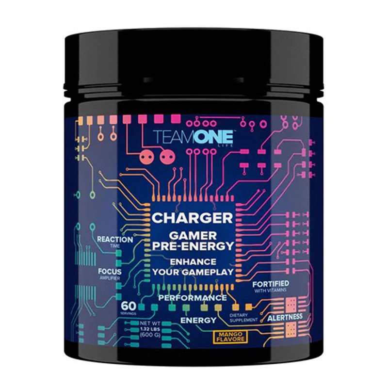Team One Life Charger Pre Gamer 600g - Mango