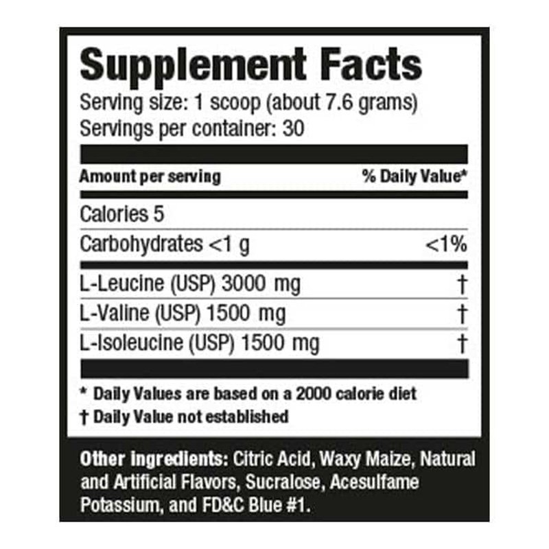 Ultimate Nutrition Flavored BCAA Powder 12000 60 Servings - Blue Raspberry Best Price in Dubai