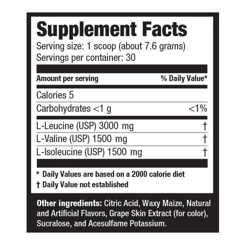 Ultimate Nutrition Flavored BCAA Powder 12000 60 Servings - Fruit Punch Best Price in Dubai