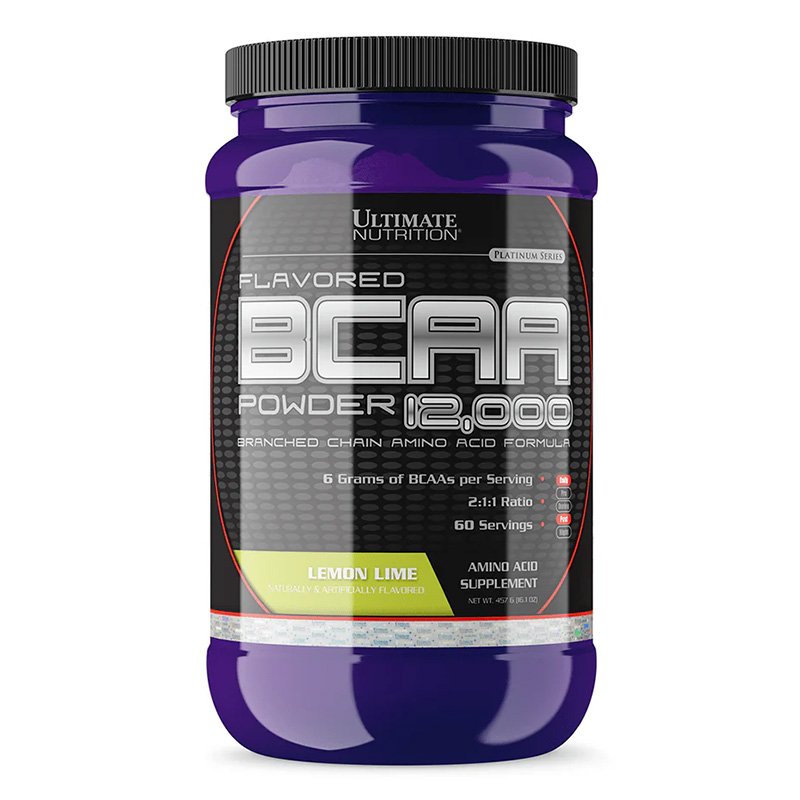 Ultimate Nutrition Flavored BCAA Powder 12000 60 Servings - Lemon Lime