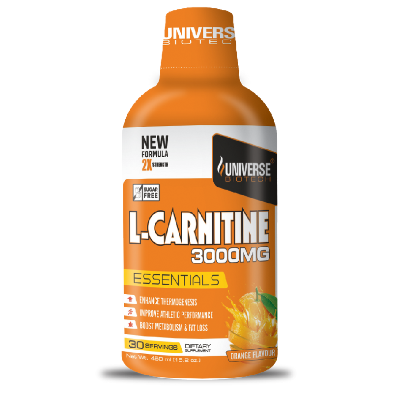 Universe Biotech L-Carnitine 3000mg 30 Servings – Orange