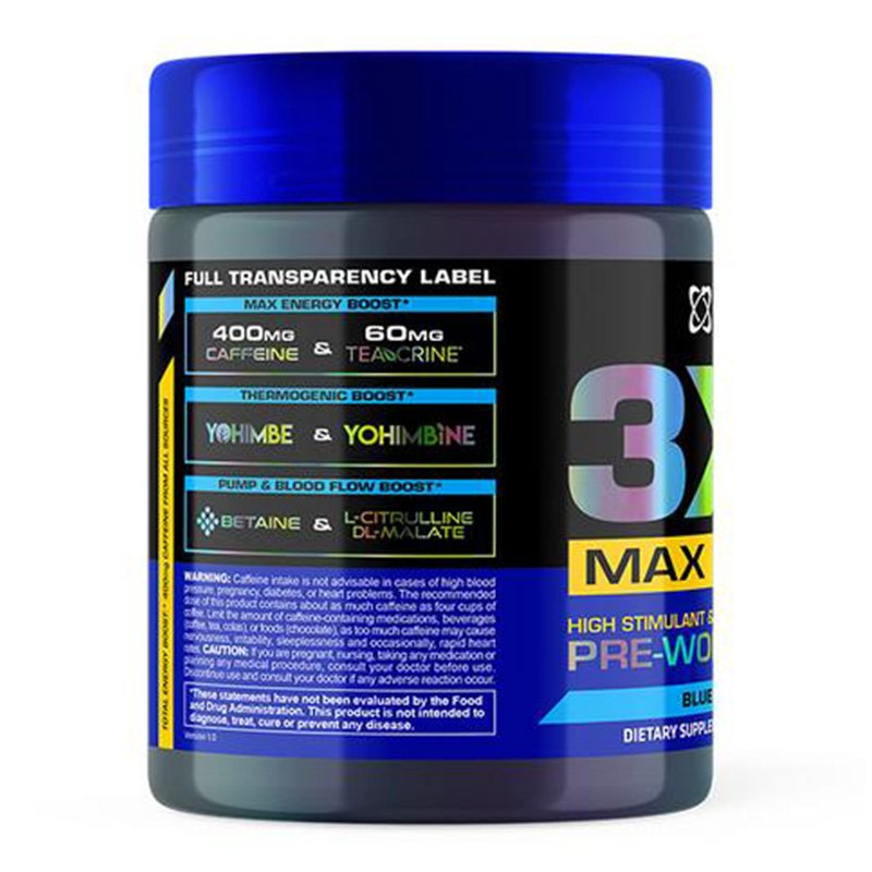 USN 3XT Max Energy 30Serv Blue Raspberry Best Price in Dubai