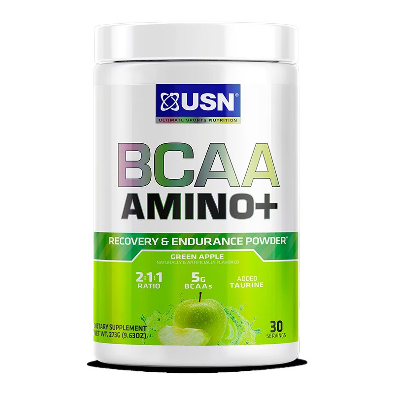 USN BCAA Amino Plus 273 G - Green Apple