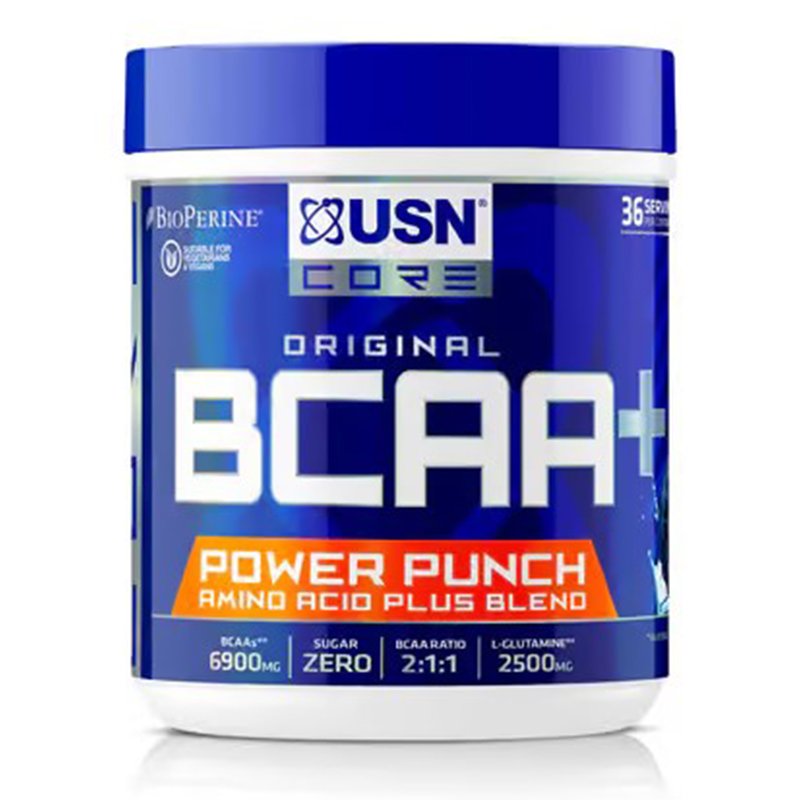 USN BCAA Plus Power Punch 400 G Blue Raspberry