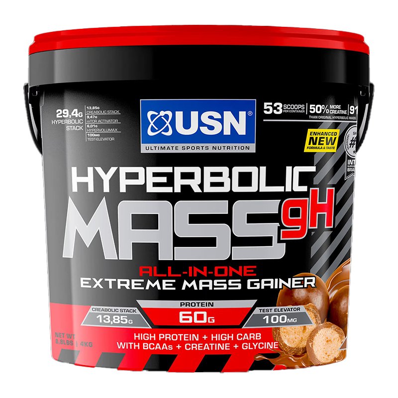 USN Hyperbolic Mass GH 4 Kg - Malt Chocolate