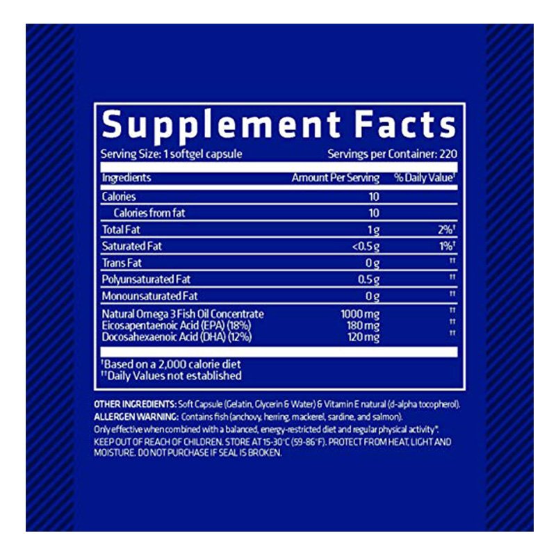 USN Omega Fish Oil 90 Servings Best Price in UAE