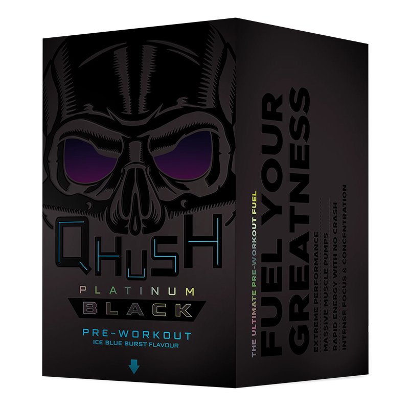 USN Qhush Platinum Ice Blue Burst