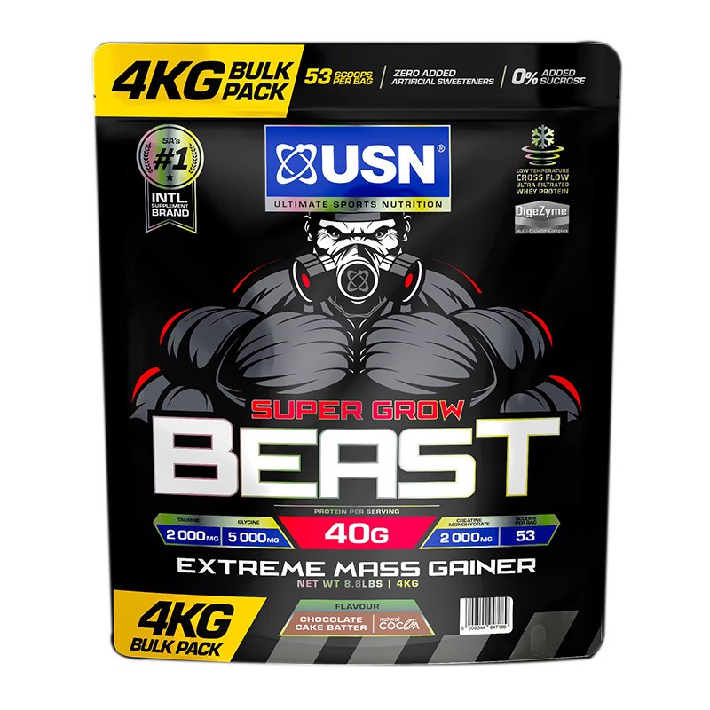 USN Super Grow Beast 4 Kg - Chocolate