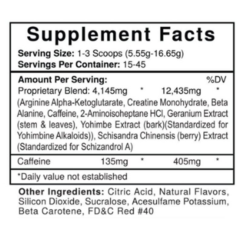 USPLabs Jack 3D Pre Workout Powder 250 G - Watermelon Best Price in Dubai