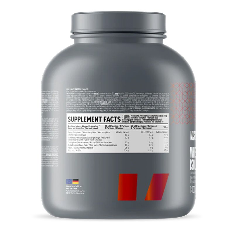 Visly Whey Protein Isolate 1800 g Best Price in UAE