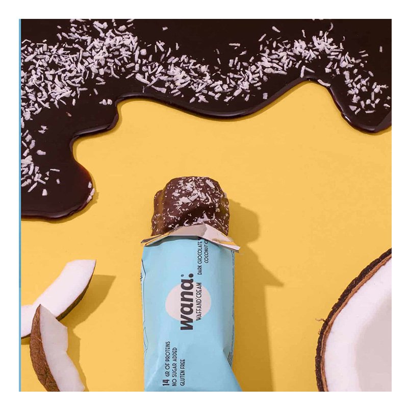 Wana Protein Bar 1x12 Box - Dark Chocolate Best Price in Abu Dhabi