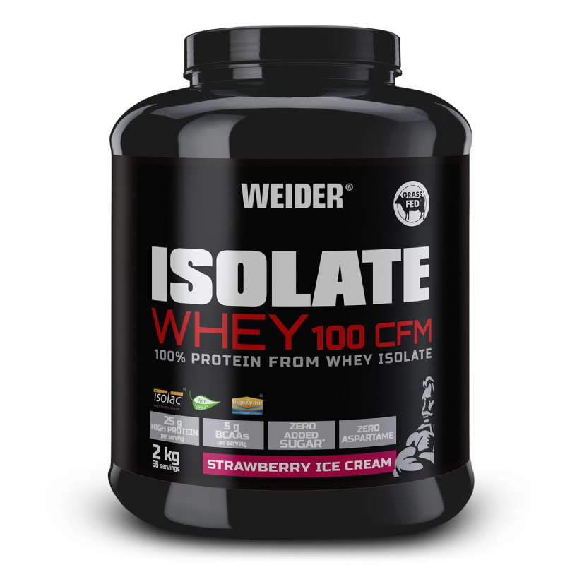 Weider Isolate Whey Protein 100 CFM 2 KG - Strawberry Icecream Best Price in UAE