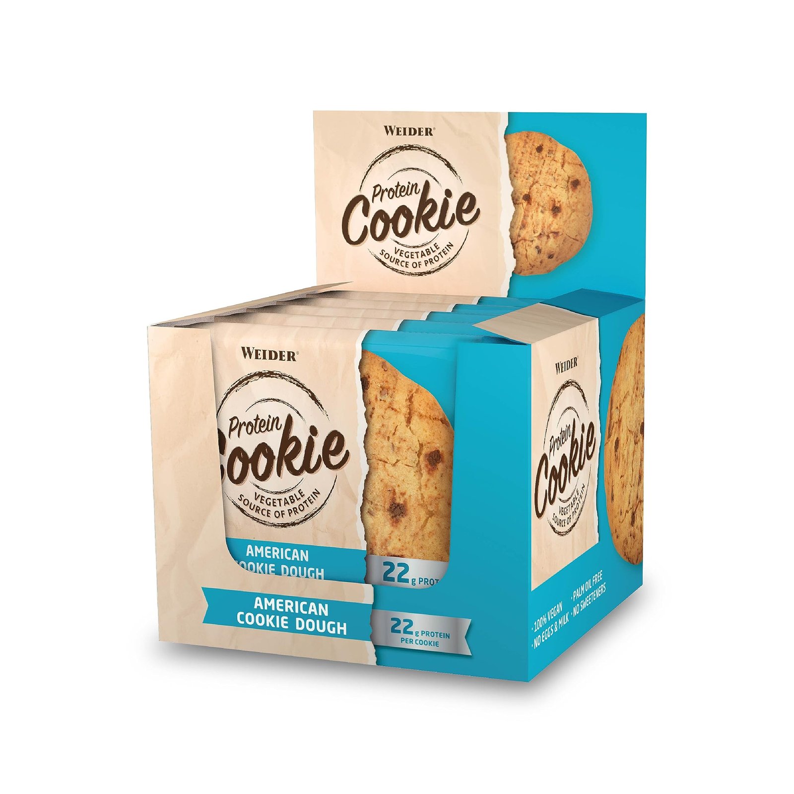 Weider Protein Cookie 90 G 12 Pcs in Box - American Cookie Dough