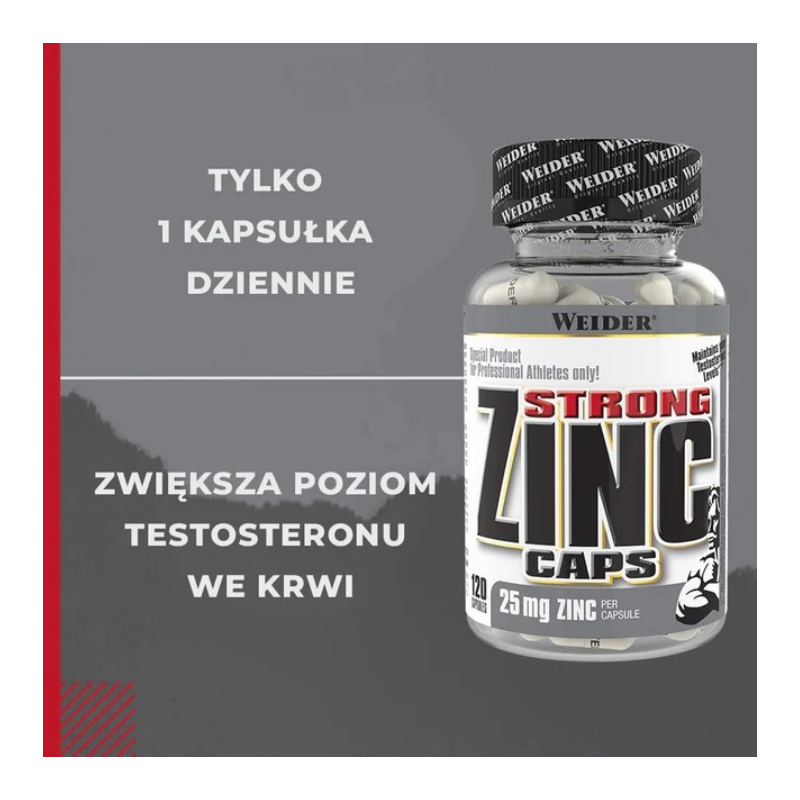 Weider Strong Zinc Capsules 120 Best Price in SDubai
