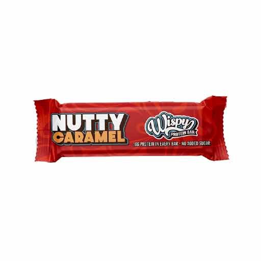 Wispy Protein Bar 18 G 10 Pcs in Box - Nutty Caramel