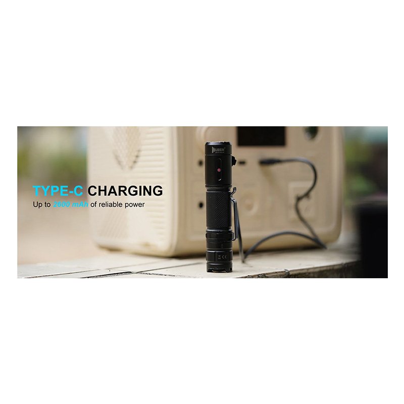 Wuben Light C3 1200 Lumen Compact Flashlight - Black Best Price in UAE
