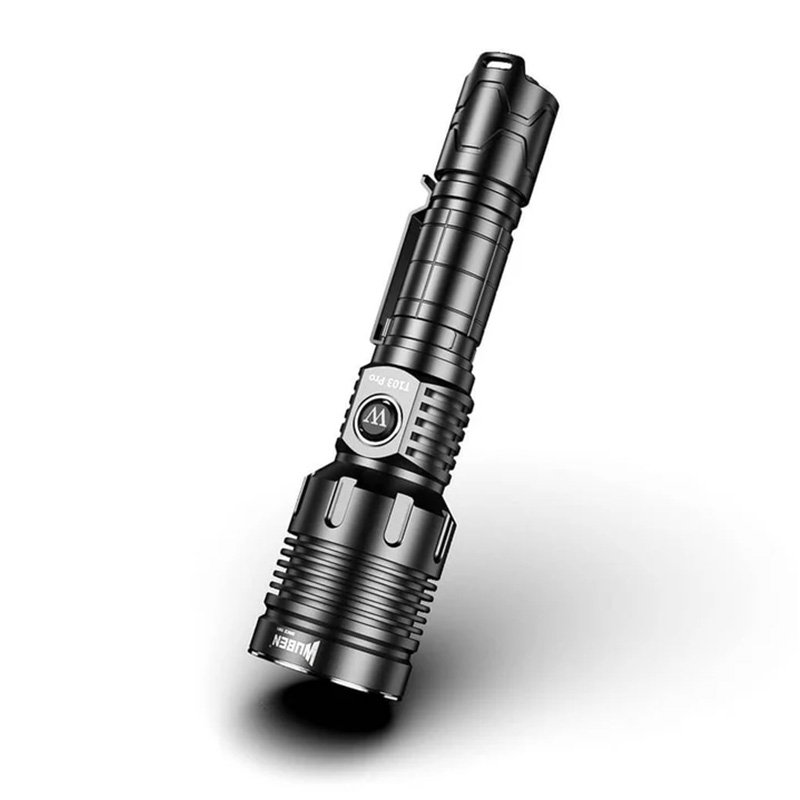 Wuben T103 Pro Tactical Flashlight - 1280 Lumens - Black Best Price in Al Ain