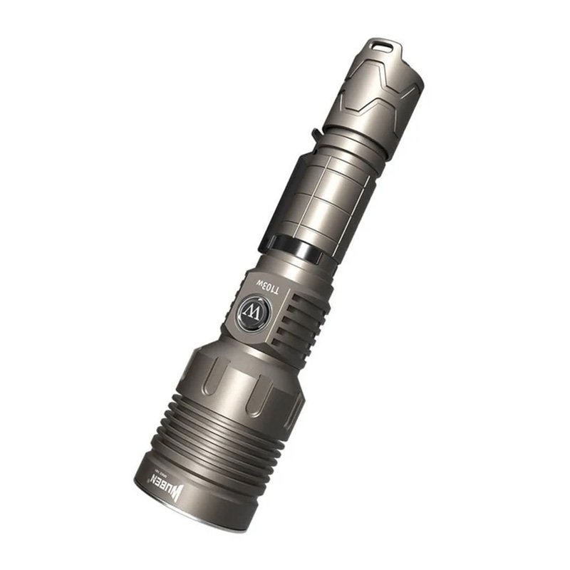 Wuben T103 Pro Tactical Flashlight - 1280 Lumens - Champagne Best Price in Abu Dhabi