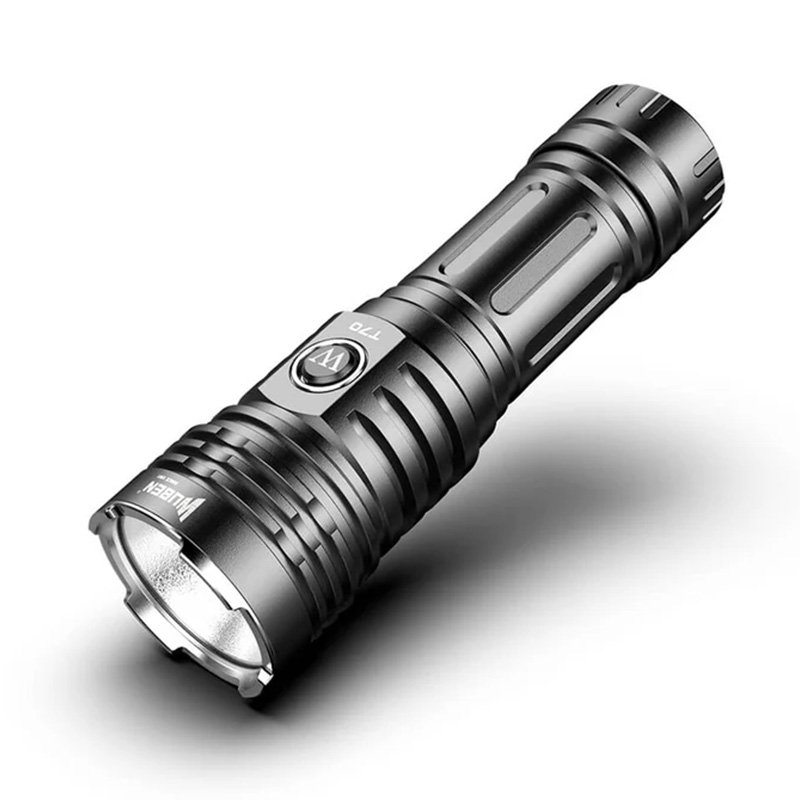 Wuben T70 Black Tactical Flashlight - 4200 Lumens - Black