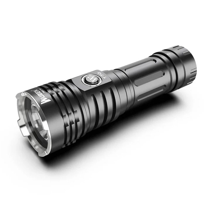 Wuben T70 Black Tactical Flashlight - 4200 Lumens - Black Best Price in Dubai
