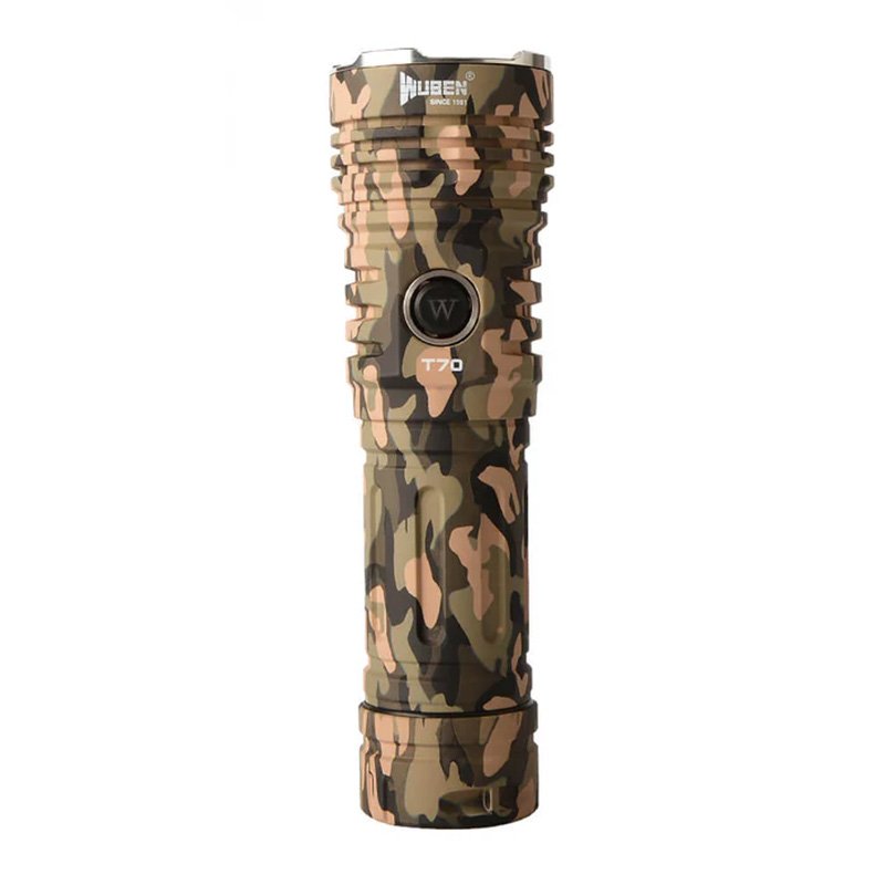 Wuben T70 Camo Tactical Flashlight - 4200 Lumens - Camo Best Price in Abu Dhabi