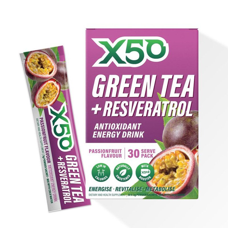 X50 Green Tea Passion Fruit 30 Serving