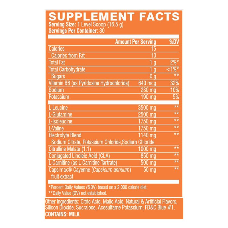 XTEND Ripped BCAA 30 Servings Blueberry Lemonade Best Price in UAE